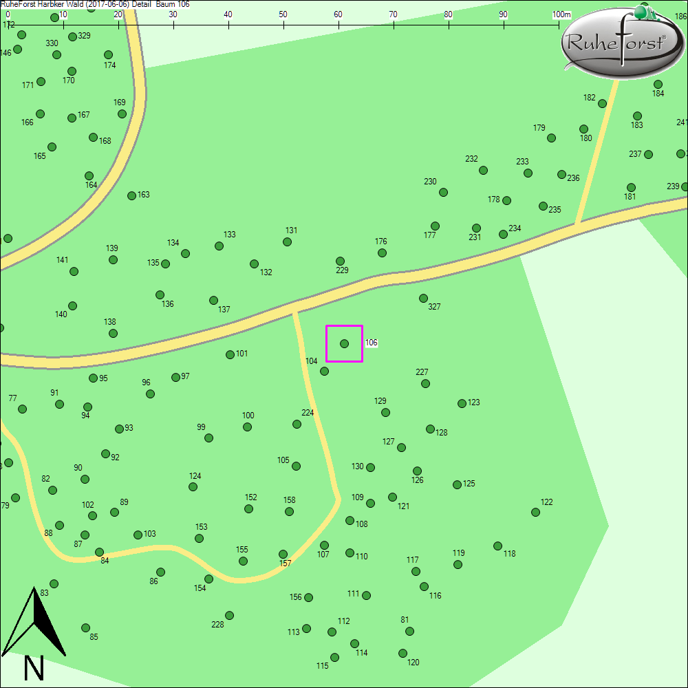 Detailkarte zu Baum 106