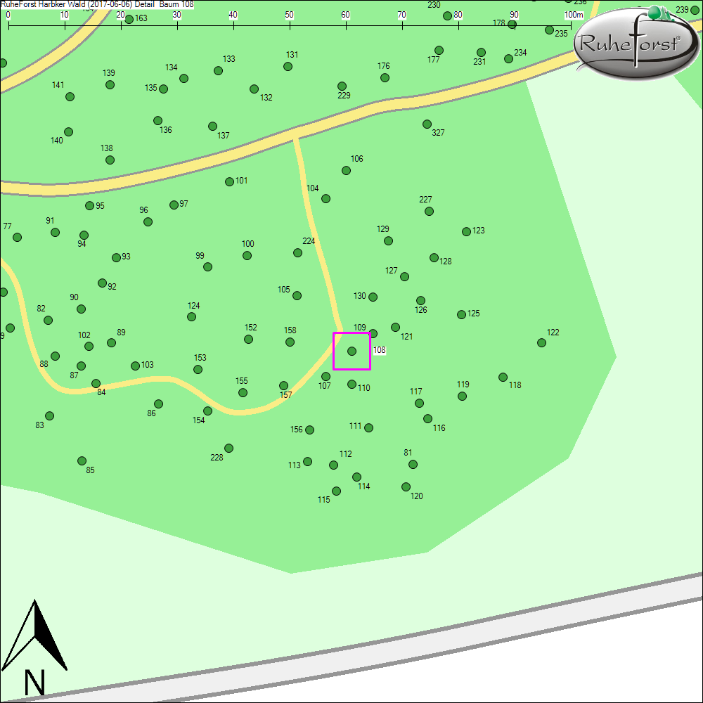 Detailkarte zu Baum 108