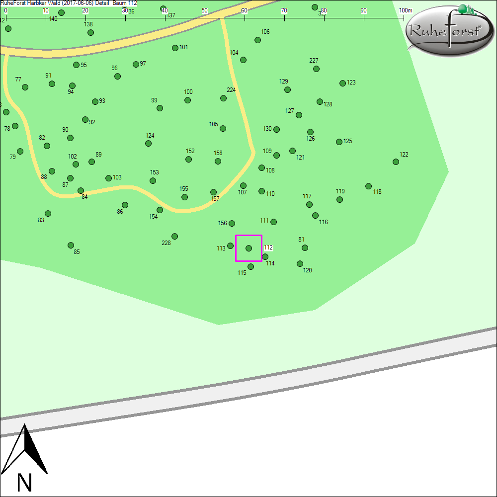 Detailkarte zu Baum 112
