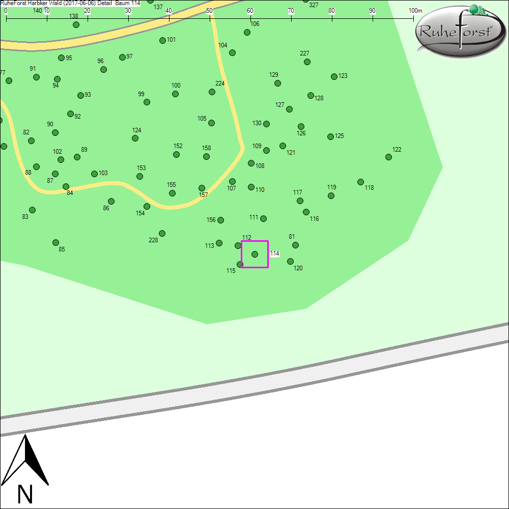 Detailkarte zu Baum 114