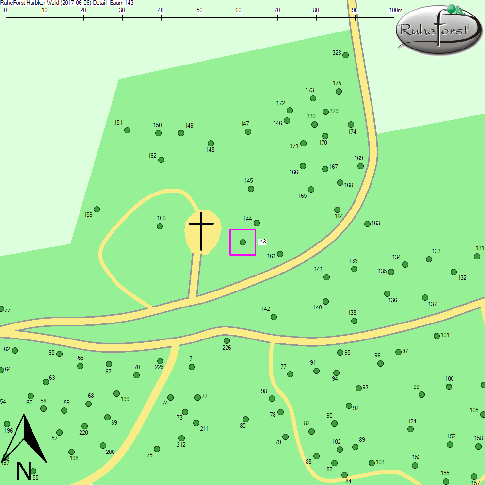 Detailkarte zu Baum 143