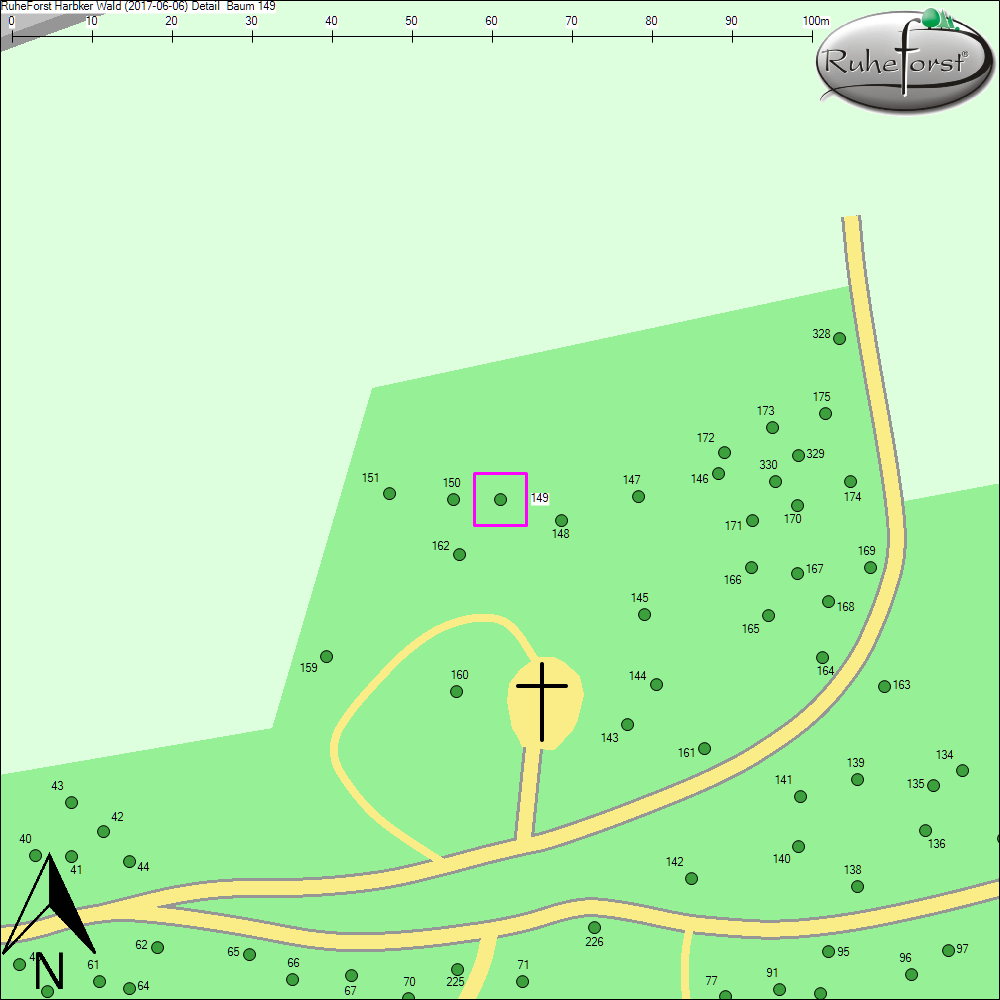 Detailkarte zu Baum 149