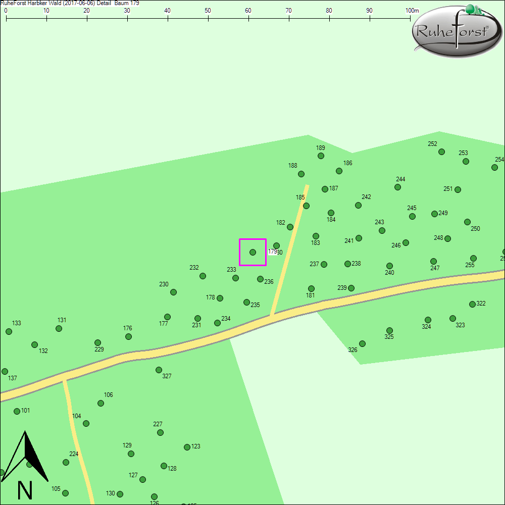 Detailkarte zu Baum 179