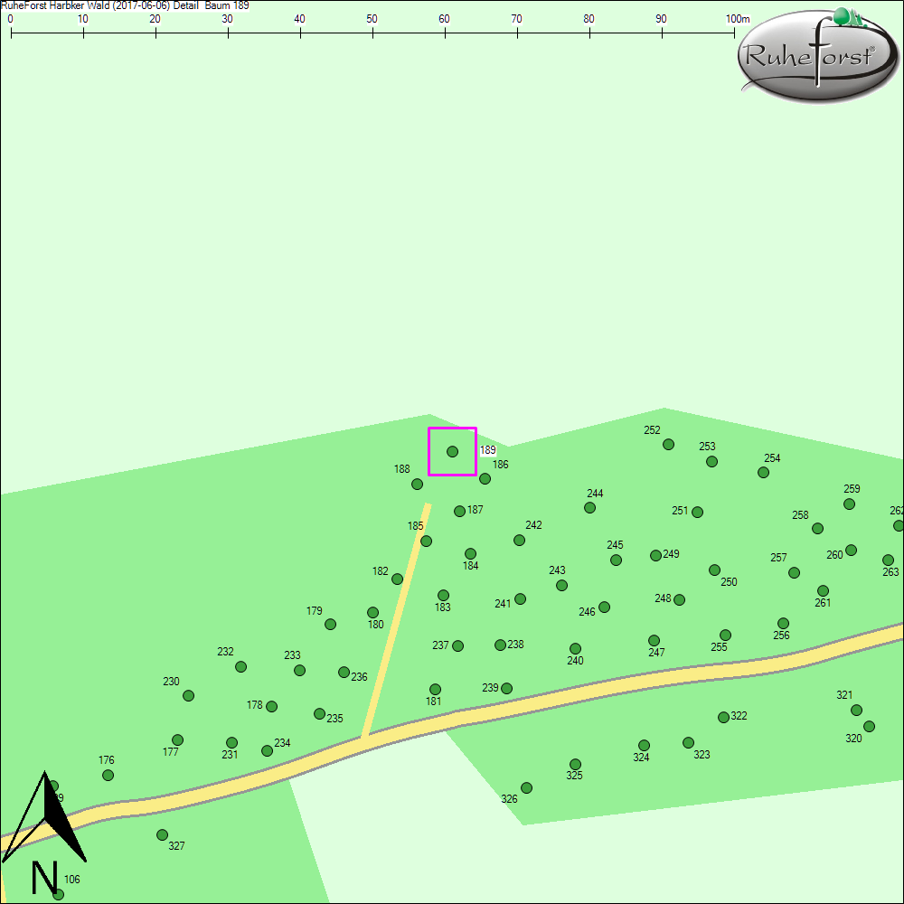 Detailkarte zu Baum 189