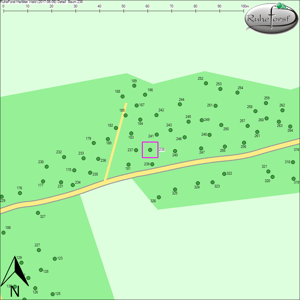 Detailkarte zu Baum 238