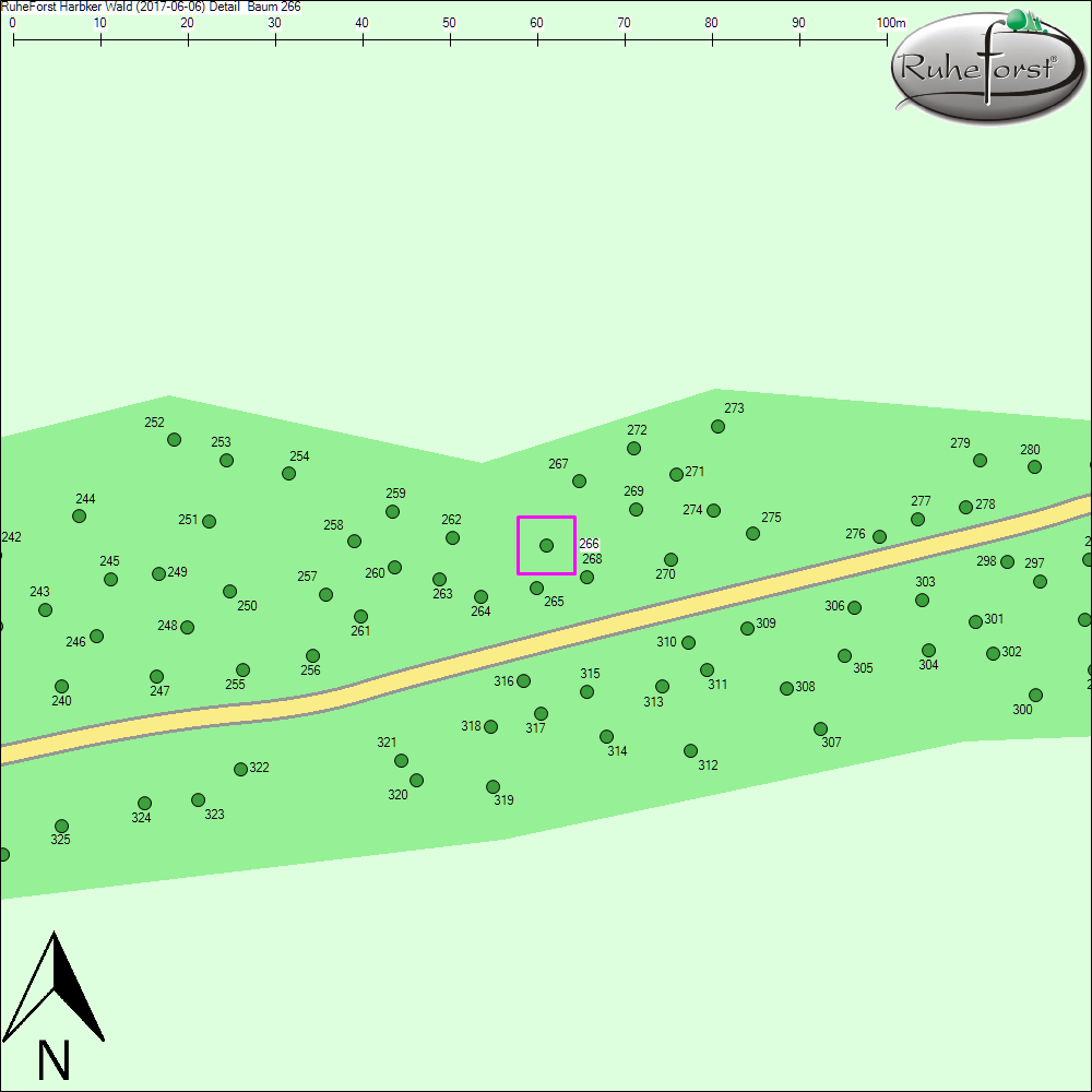 Detailkarte zu Baum 266