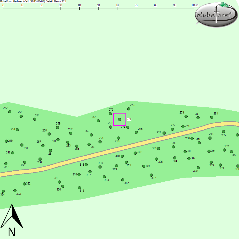 Detailkarte zu Baum 271