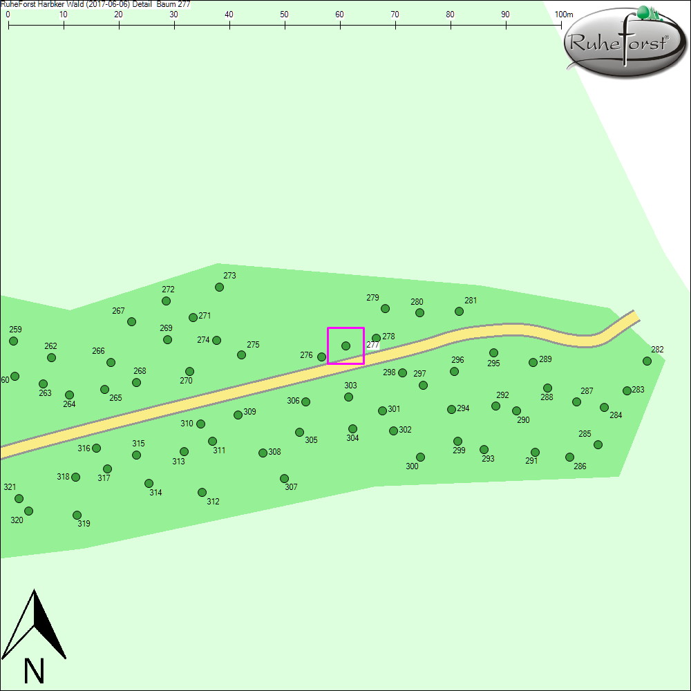 Detailkarte zu Baum 277
