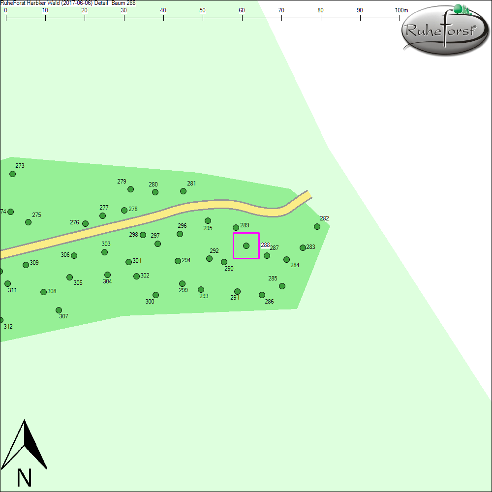 Detailkarte zu Baum 288