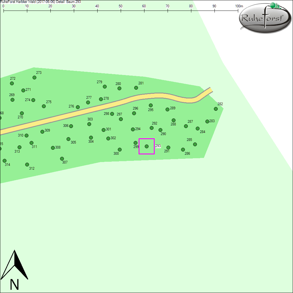 Detailkarte zu Baum 293