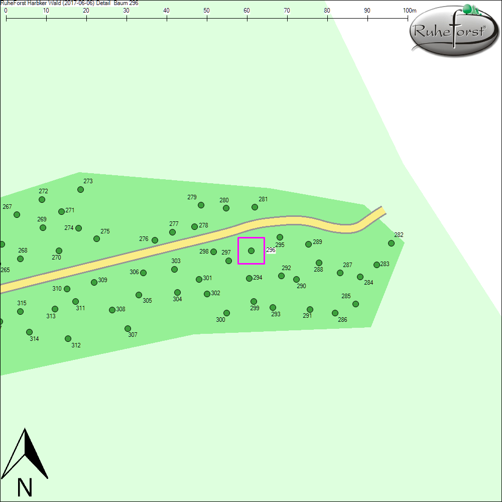 Detailkarte zu Baum 296