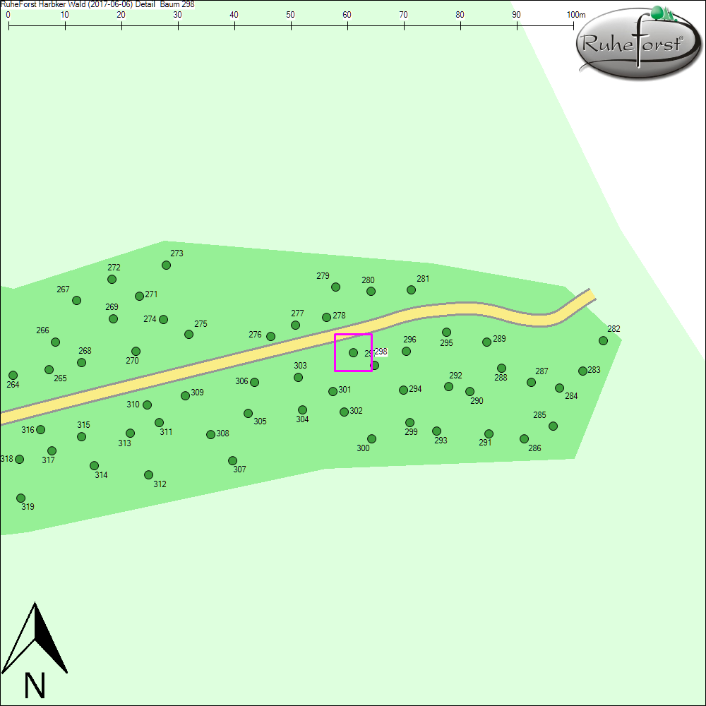 Detailkarte zu Baum 298