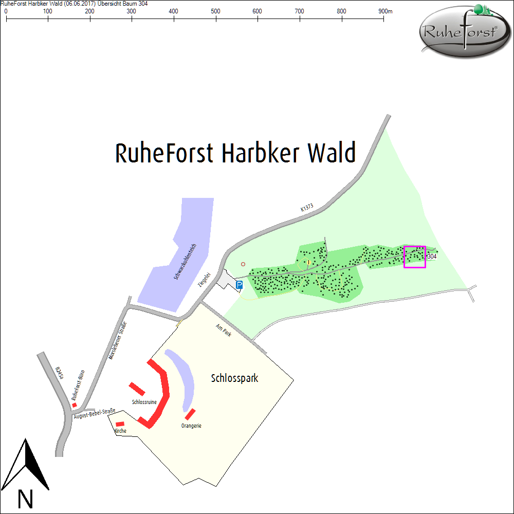 &Uuml;bersichtskarte zu Baum 304