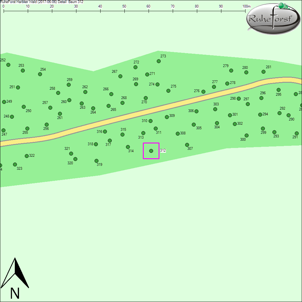 Detailkarte zu Baum 312