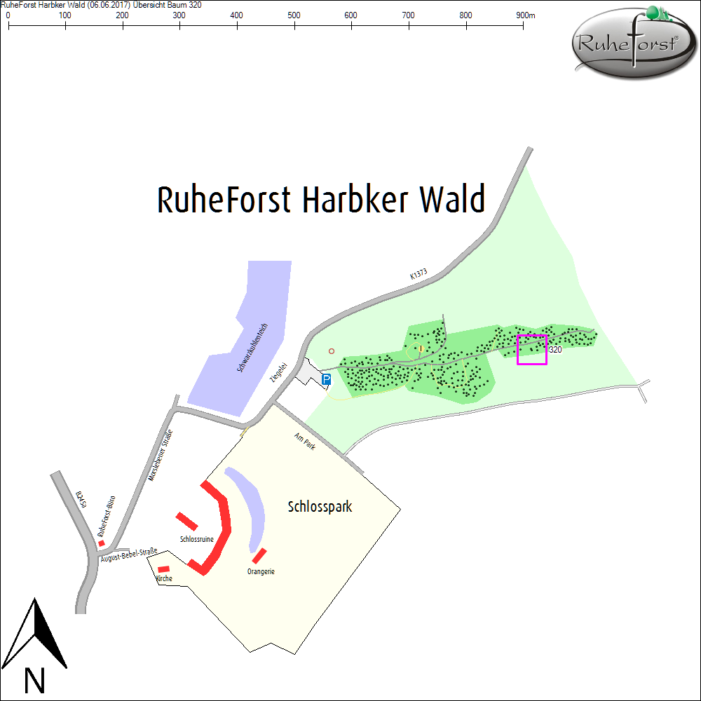 &Uuml;bersichtskarte zu Baum 320