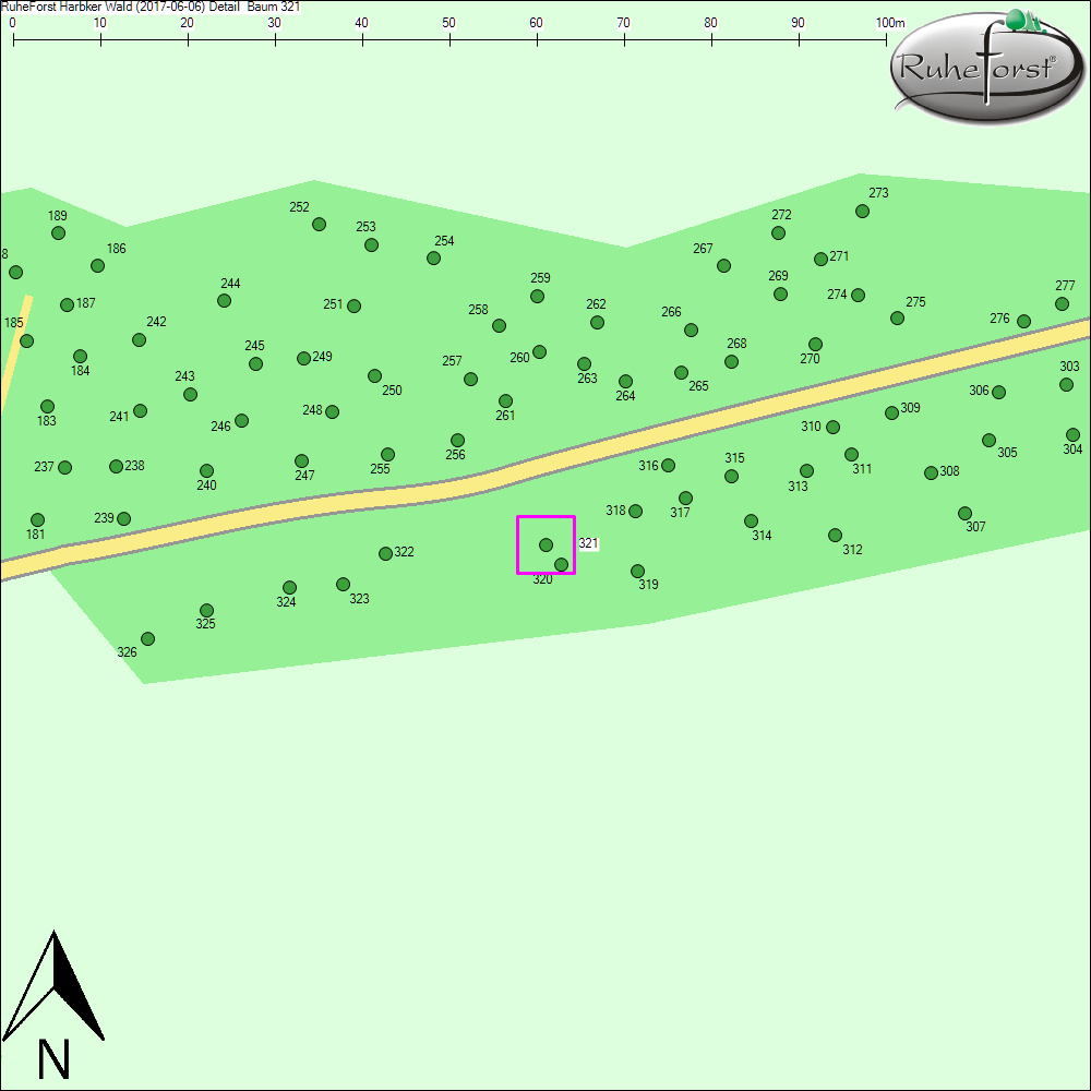 Detailkarte zu Baum 321