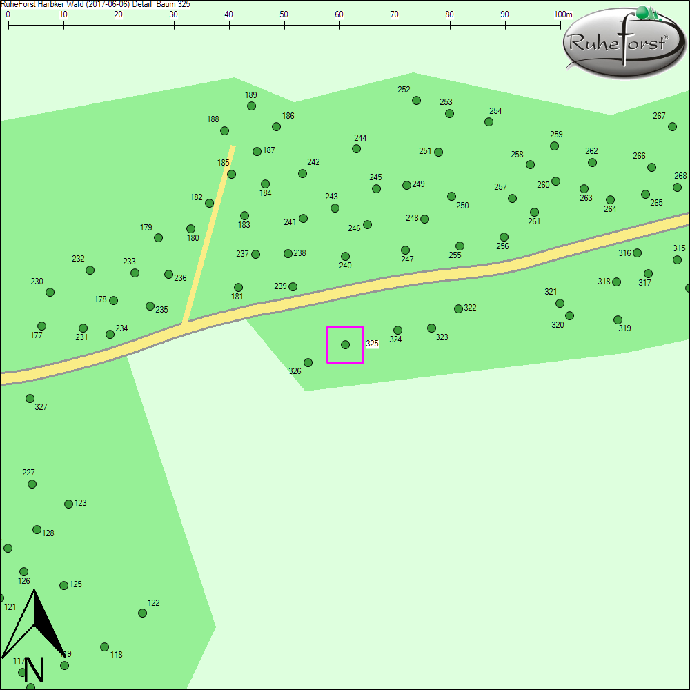 Detailkarte zu Baum 325