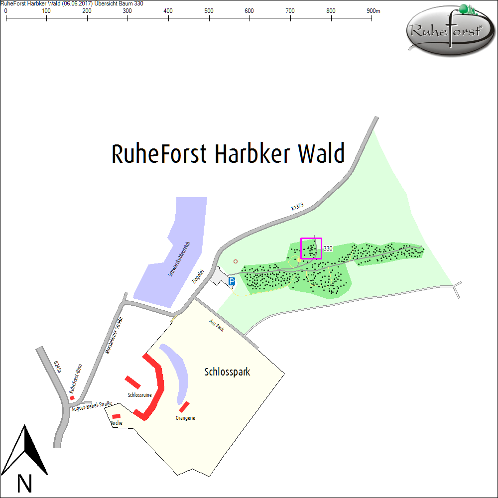 &Uuml;bersichtskarte zu Baum 330