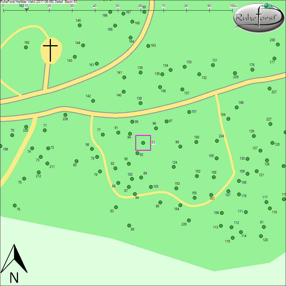 Detailkarte zu Baum 93