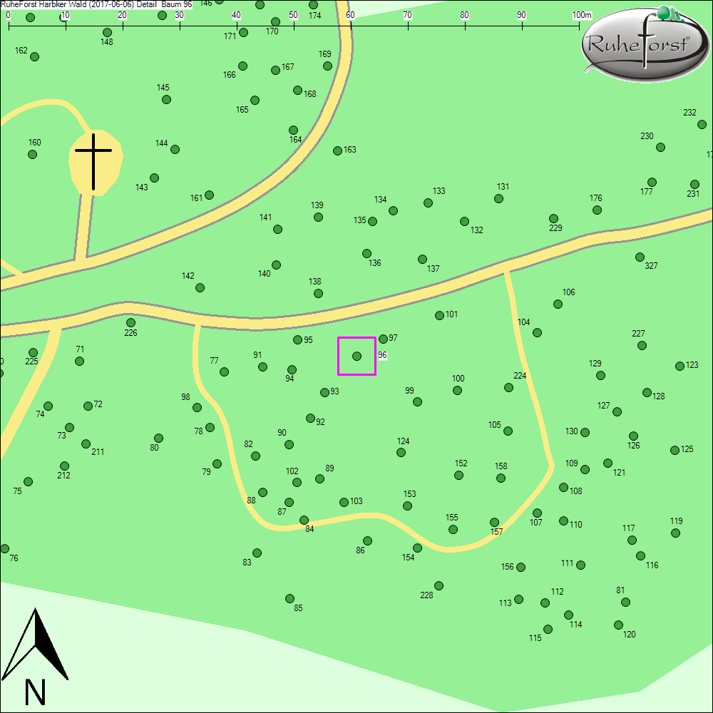 Detailkarte zu Baum 96